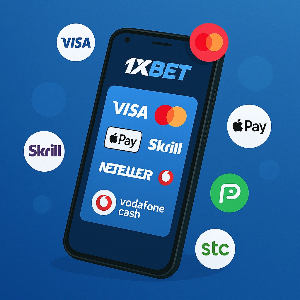 طرق الدفع المتنوعة في تطبيق 1xBet للأندرويد